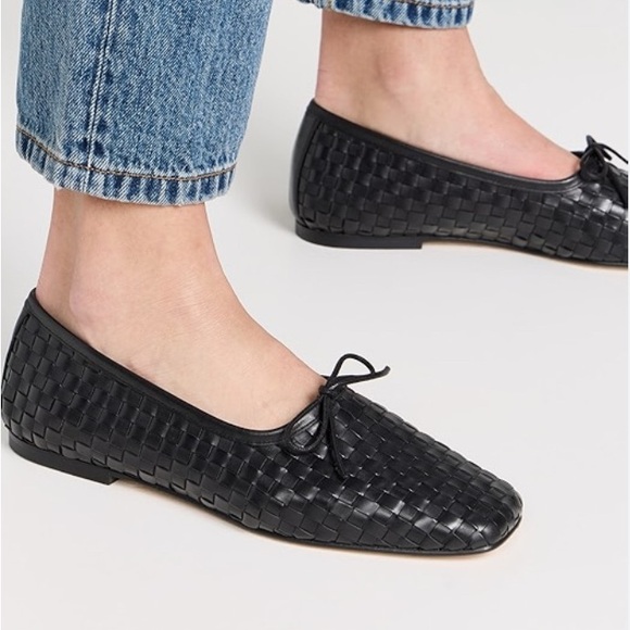 Freda Salvador Jada Square Toe Ballet Flat-  Black Woven - size 7.5 - Picture 11 of 11